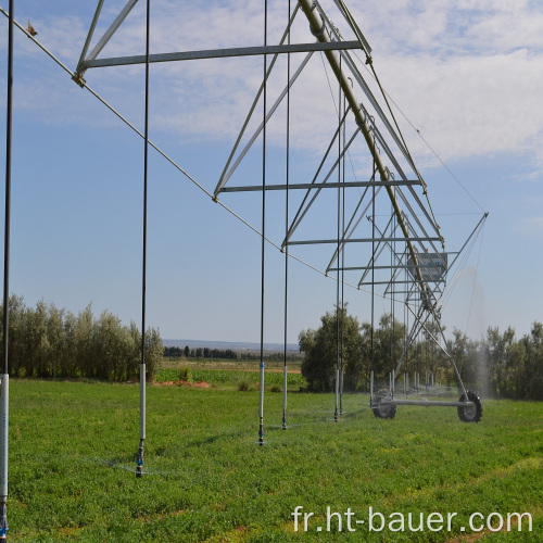 Pivot central de roue Installation du système d&#39;irrigation